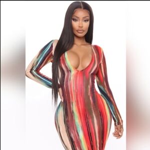 Shein Women Multi Print Dress